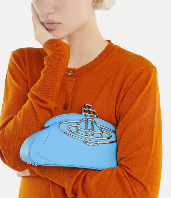 Vivienne Westwood Amber Clutch in LIGHT BLUE